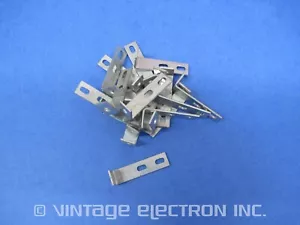 (20) Small L Brackets (PCB mounting, etc): 1-1/2" L X 3/8" W X 0.050" Thk, Zinc - Picture 1 of 15