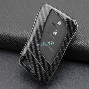 Funda protectora con llavero de fibra de carbono para automóvil para accesorios Lexus ES LC LS UX LX - Imagen 1 de 7