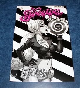 DULCE 1:10 virgen B/W variante DYNAMITE CÓMIC 2022 Osaka Popstar John Cafiero - Imagen 1 de 1