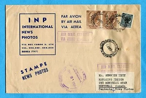 SIRACUSANA - 1957 £.100 FORMATO GRANDE COPPIA + £.5 per il CANADA (220352) - Imagen 1 de 1