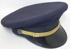 Gorra de uniforme de oficial de policía de Detroit talla 7 3/8 trenza dorada hecha en unión - Imagen 1 de 11