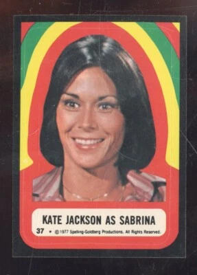 1977 Topps Charlie's Angels Sticker #37 Kate Jackson as Sabrina - MINT - VSCARDS - Image 1 of 2