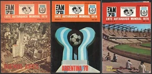 WORLD CUP ARGENTINA 1978 lot of 3 MAGAZINE E.A.M. 78 No. 3, 5, 10 - Picture 1 of 10