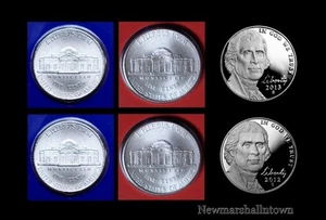 2012 2013 P+D+S Jefferson Nickel Mint Proof Set ~ P+D in Original Mint Wrap - Picture 1 of 1