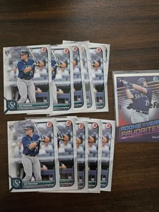 2022 Bowman Cal Raleigh x12 Plus Bonus ROY RC - Bild 1 von 1