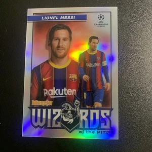2021 Topps Merlin Wizards of the Pitch Refractor Lionel Messi #W-LM - Picture 1 of 3