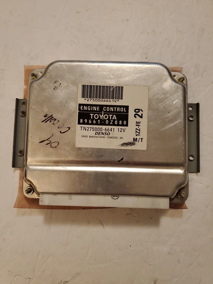 2004 TOYOTA COROLLA МОДУЛЬ УПРАВЛЕНИЯ ДВИГАТЕЛЕМ ECM ECU PCM 89661-0Z080 OEM - Изображение 1 из 4