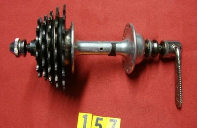 moyeu arriére  vélo CAMPAGNOLO RECORD 28 rayons old bike éroica - Photo 1/4