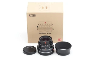 7Artisans 5.6/28Mm Black WEN For Leitz Leica M With Box - Picture 1 of 8