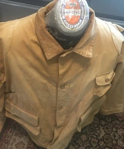 1940’s Red Head Brand Hunting Jacket, Gun Coat, Heavy Duck Canvas, Old Design XL - Picture 1 of 18