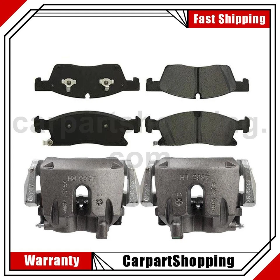 Juego de pastillas de freno delanteras pinzas de freno para Dodge Durango 2011 2012 2013 2014 2015_ Foto 1 de 4