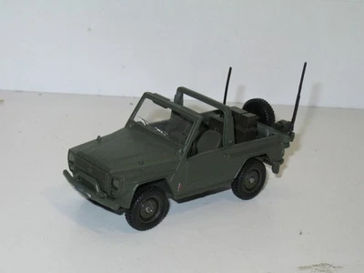 SOLIDO, Auto Peugeot P4 Militare Con Posto Di Radio Di Comando - Immagine 1 di 4