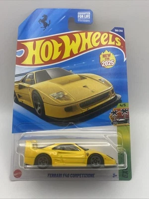 Estuche Hot Wheels Ferrari F40 Competizione #198 Mainline 2025 Q 🔥ENVÍO GRATUITO 🔥 Foto 1 de 3