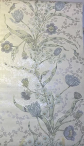 Vintage Wallpaper Albert Van Luit & Co. Flower Hummingbirds butterflies 27”X 45’ - Picture 1 of 5