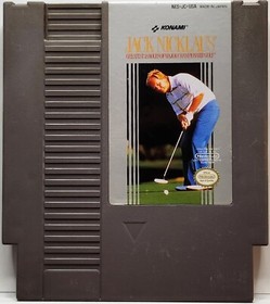 Jack Nicklaus Greatest 18 Holes of Golf (Nintendo Entertainment System,1990) NES
