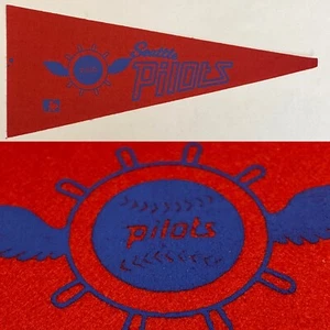 1969 Seattle Pilots Mariners Mini Pennant Mlb Baseball 4x8.75 Vintage Washington - Picture 1 of 6