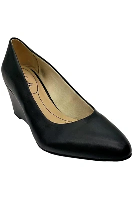 Zapato de salón LifeStride Gio Wedge negro para mujer Foto 1 de 3