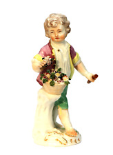 Meissen Figur „Gärtnerkind“ Marcolini Zeit Junge mit Blumenkorb Nr. 28 - 21158 –