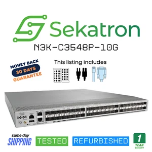 ♻️ Cisco N3K-C3548P-10G 48-Port 10G SFP+ Switch Ultra-Low Latency ⚡Fast Ship - Picture 1 of 2