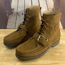polo ranger boots tan suede