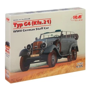 Typ G4 (KFZ.21) German Staff Car 1939-1945 WWII ICM 35538 1/35 plastic model kit - Picture 1 of 15