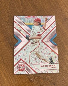 Blaine Knight 2018 Panini Elite Status Red Die Cut #77 Baltimore Orioles /99 - Picture 1 of 2