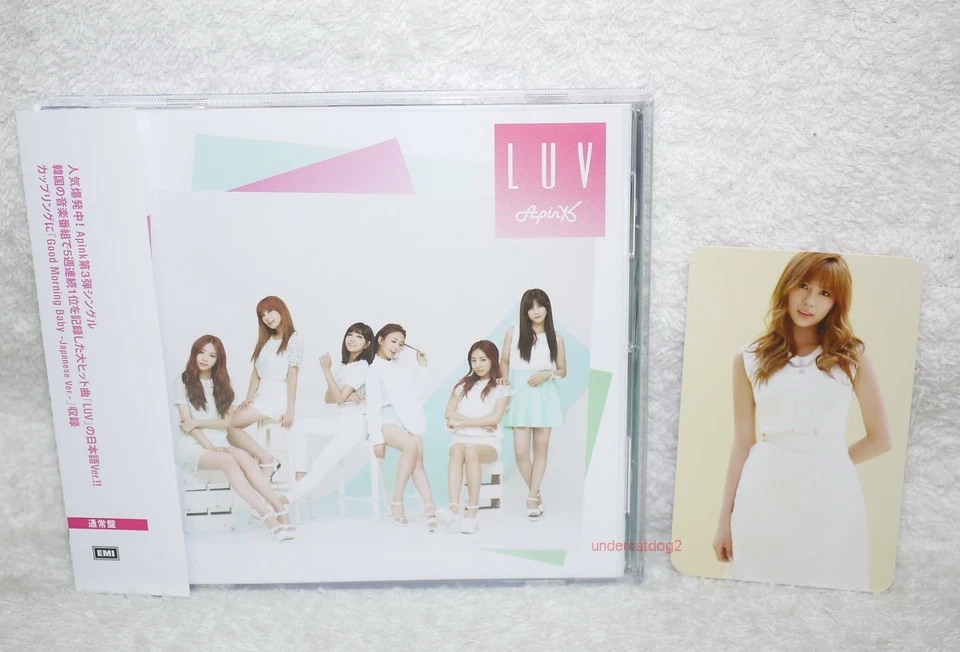 APink LUV 2015 Taiwan Ltd CD+Oh Ha Young Card (Japanese Language) Foto 1 de 1