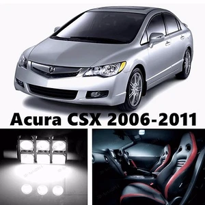 10pcs LED Xenon White Light Interior Package Kit for Acura CSX 2006-2011  - Picture 1 of 12