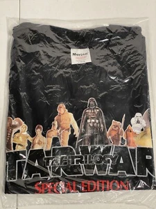 STAR WARS Trilogy Special Edition T-Shirt New in sealed bag Youth L 14-16 Black - Picture 1 of 4