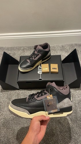 A MA MANIERE X AIR JORDAN 3 OG SP "W.Y.W.S" UK 9 SPEDIZIONE VELOCE!