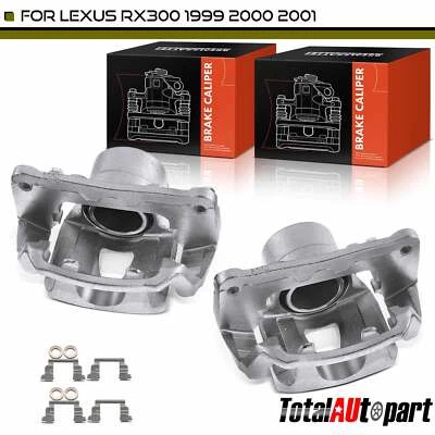 Pinzas de freno de disco 2 piezas con soporte delantero izquierdo y derecho para Lexus RX300 1999-2001 Foto 1 de 4