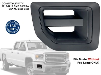 For Fog Lamp Hole Cover 2015 -2019 Sierra Denali 2500HD Passenger Side 23178961 - Imagem 1 de 4