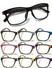Big Lens Design Trendy Reading Glasses +0.00~ +4.00 Unisex Large Nerd Retro Geek