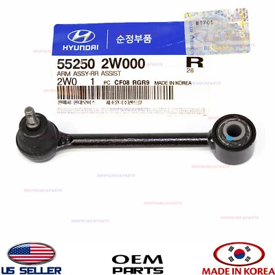 Brazo de control trasero GENUINO - Asistente - Barra de oruga izquierda/derecha OEM Hyundai Santa Fe 2013-18 Foto 1 de 4