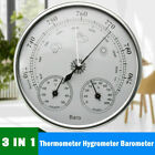 130MM 970-1040hPa Wall Hanging Weather Station Thermometer Barometer Hygrometer
