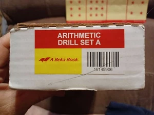 A Beka ARITHMETIC DRILL SET A Flashcards Gr 1-2, Clean Complete, Homeschool - Imagen 1 de 4