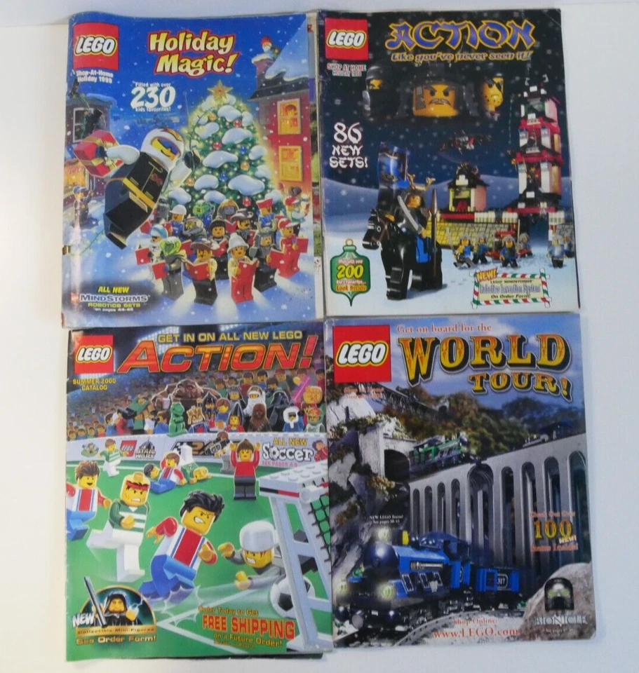 x4 LEGO Shop-At-Home Catalogs 1998-2001 Conditions vary - Image 1 of 4