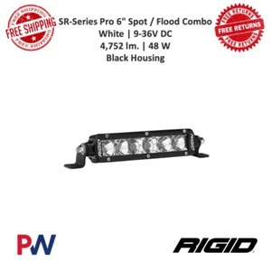Rigid Industries SR-Series Pro 6" Spot / Flood Combo | 48 W | 4,752 lm. | Black - Picture 1 of 12