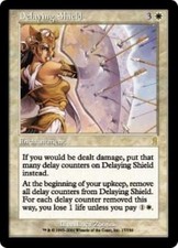 WOTC MtG Odyssey Delaying Shield (R) EX