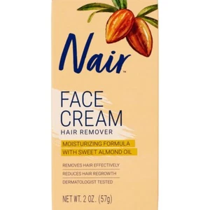 Nair Hair Remover Face Cream Upper Lip Chin & Face Gently Exfoliates 2oz 24 Pack - Picture 1 of 3