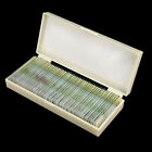 50PCS Prepared Glass Microscope Slides for Student Science Research