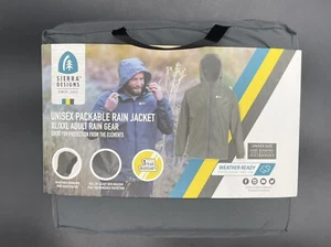 Sierra Designs Unisex Packable Rain Jacket XL/XXL Adult Rain Gear - Picture 1 of 7