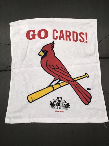 STL Cardinals Vs Texas Rangers 2011 Official World Series RALLY TOWEL Cover