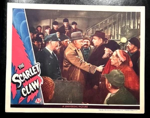 THE SCARLET CLAW ORIGINAL 1944 LOBBY CARD, BASIL RATHBONE AS SHERLOCK HOLMES - Picture 1 of 1