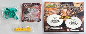 Monster Hunter 4 Airou Palico Cat Ceramic Plate Keychain Japan ETC 4 Pcs - Picture 1 of 12