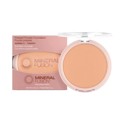 Mineral Fusion Pressed Powder Foundation 0.32Oz Natural Glow Lightweight Finish - Image 1 of 4