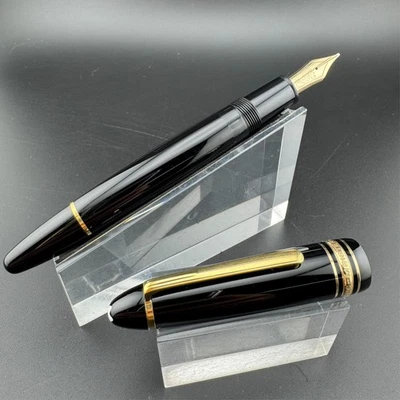 Montblanc Meisterstück No. 146 Fountain Pen 14K Gold Medium Nib Serviced - Image 1 of 4