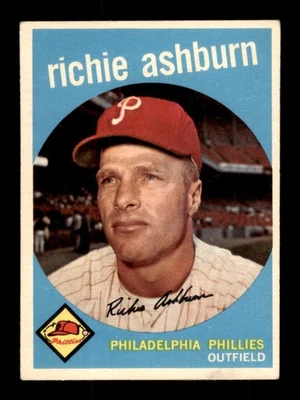 1959 Topps # 300 Richie Ashburn VG-VGEX - Image 1 of 2
