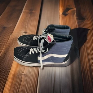 Vans High Top Blues Size 10 Men’s Worn Only Once. - Picture 1 of 8