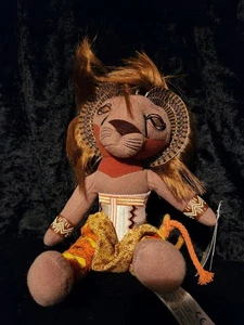 Disney's The Lion King Broadway Musical Simba Plush Bean Bag Soft Toy NEW NWT - Picture 1 of 4